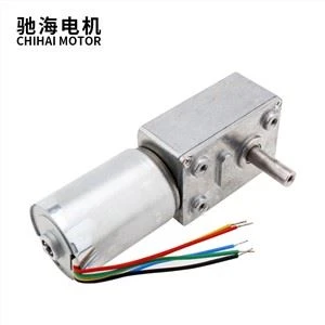 DC12V 6RPM Worm Gear Burstalaus 2838 mótor fyrir vélmenni