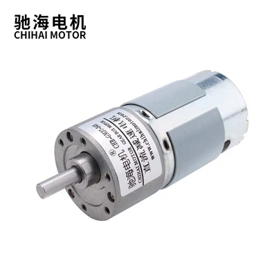 Þvermál Helical Pinion gírkassi Hljóðlátur málmgíraður mótor Hár tog DC12V 24V
